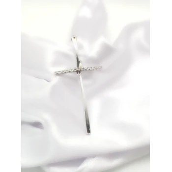 Cruce din Aur cu Diamante  Proba 750* 3.35 gr