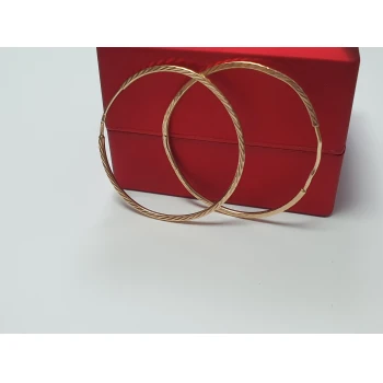 cercei din aur proba 585* 2,94 gr