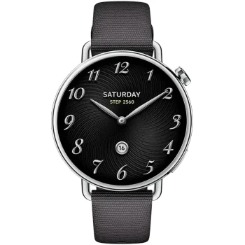 Ceas inteligent Xiaomi Watch S4 41mm Fluororubber Strap Black