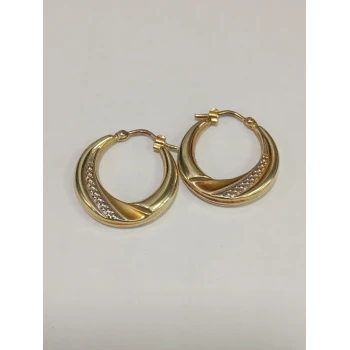 Cercei din aur proba 585* 3.05gr