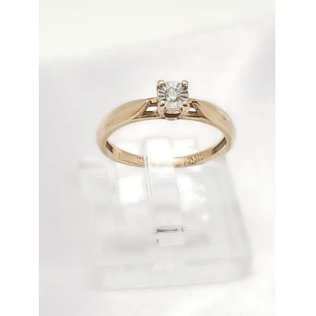 Inel din Aur cu Diamant Proba 585* 1.84gr.
