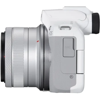 Aparat Foto Mirrorless Canon EOS R50 & RF-S 18-45mm f/4.5-6.3 IS STM KIT, White