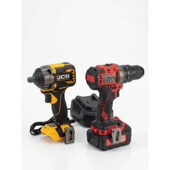 Set JCB+Cordless Bruschless Dril