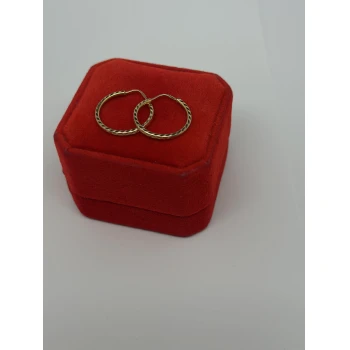 Cerceii din aur proba 585 1.28 gr