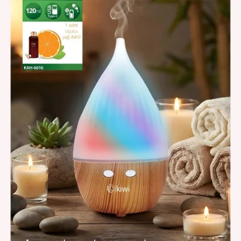 Umidificator de aer cu ultrasunete și difuzor de arome KIWI  KAH 6616, White