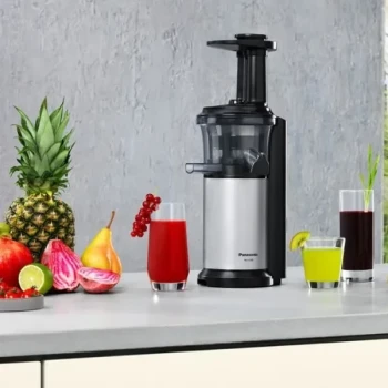 Storcător de fructe și legume Panasonic MJ-L500STQ, Black/Inox