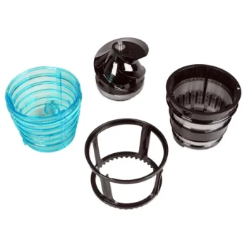 Storcător de fructe și legume Panasonic MJ-L500STQ, Black/Inox