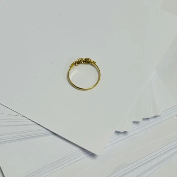 Inel din aur proba 750* 0.83gr