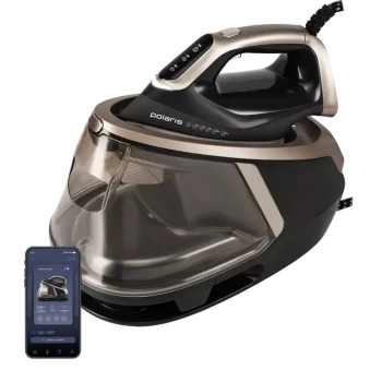 Stație de călcat Polaris PSS8010K,Black/Gold