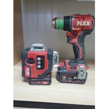 Set de scule Flex nivela laser + masina de insurubat