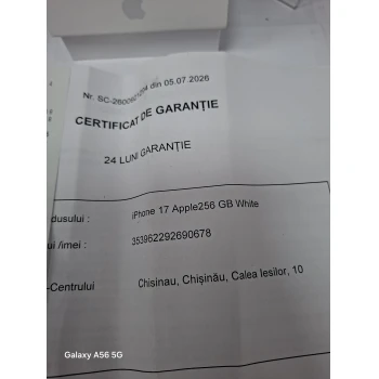 Apple iPhone 17 256 Gb White