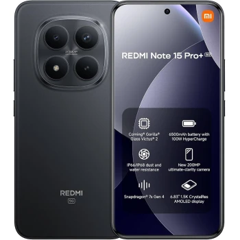 Telefon Xiaomi Redmi Note 15 Pro Plus 512 GB Black