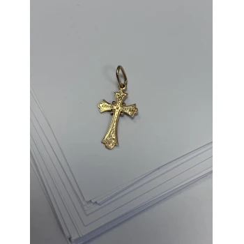 Cruce din aur proba 585* 0.87 gr