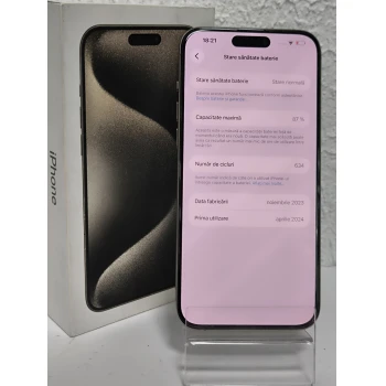 Apple iPhone 15 Pro Max 256 GB Natural Titanium