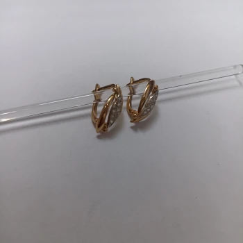 Cercei din aur proba 585 6,45 gr