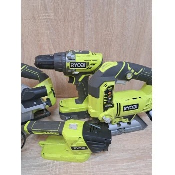 Set scule Ryobi R18DD3+RWSL1801+R18T+R18JS