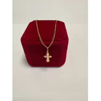 Lant Cu Cruce din aur proba 585 1.63 Gr