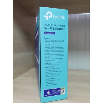 TP-Link AX1800 Dual Band Wi-fi 6 Router