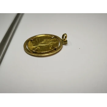 Amuleta din aur proba 750* 5.32 gr