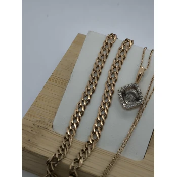 Lant Fragmentat din Aur Proba 585* 7,20 gr