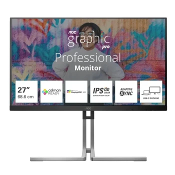 Monitor AOC Q27U3CV 27" 2K, Black
