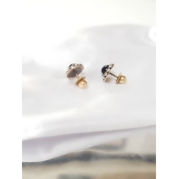 Cercei din Aur cu pietre pretioase Proba 585*3.94gr