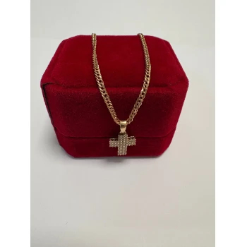 Lant Cu Cruce din aur proba 585 3.76 Gr