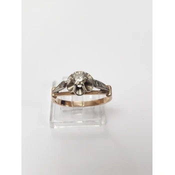 Inel din Aur Proba cu Diamant 585* 3.73 gr