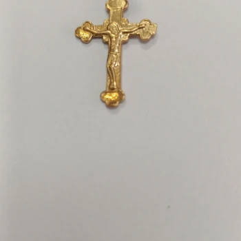 Cercei + Cruce din Aur Proba 585* 3.91 gr