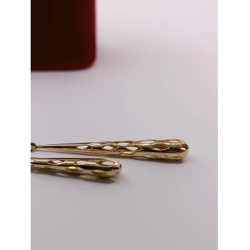 Cercei din aur proba 585 2,95 gr
