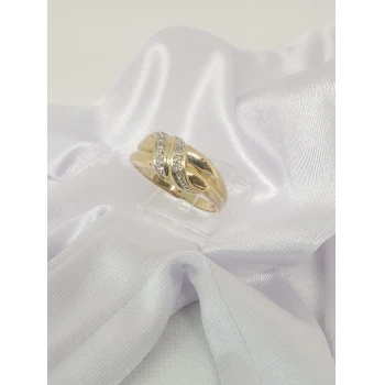 Inel din Aur cu Diamant proba 585* 4.76 gr