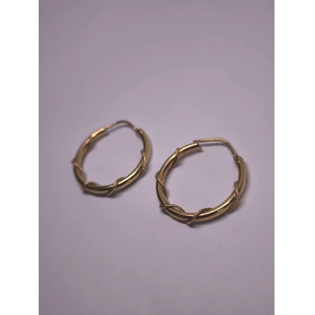 Cercei din aur proba 750* 3,19gr