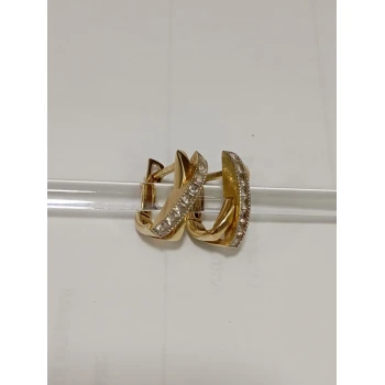 Cercei din aur proba 585* 4,04 gr