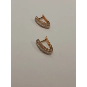 Cercei din aur proba 585* 3.18 gr