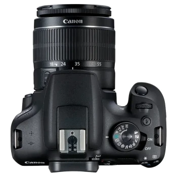 Aparat foto DSLR Canon EOS 2000D & EF-S 18-55mm f/3.5-5.6 IS II KIT, Black