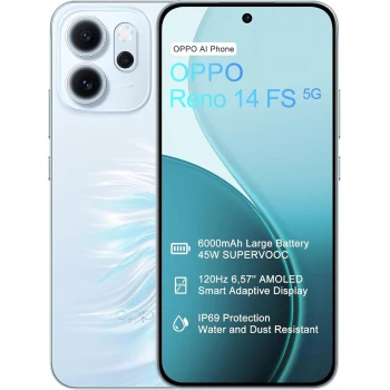 Telefon Oppo Reno 14 FS 512 GB Sky Blue