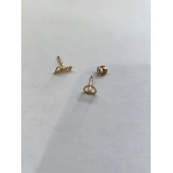 Cercei din aur proba 585* 0.70 gr