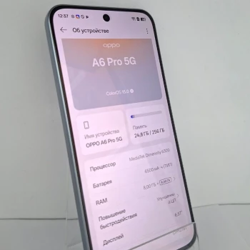 Telefon Oppo A6 Pro 8/256 GB Silver Blue Titanium