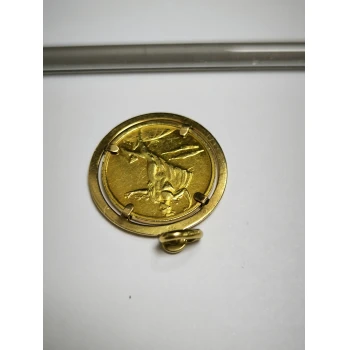 Amuleta din aur proba 750* 5.32 gr