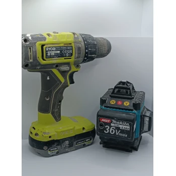 Set Ryobi și Laser Makita