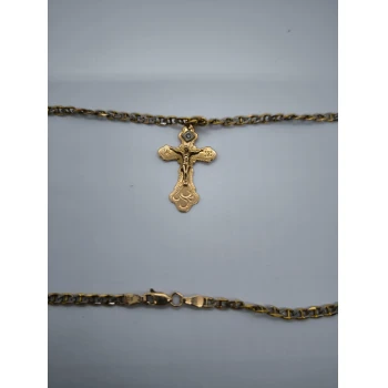 Lanț Cu Cruce Din Aur proba 585 9,61 gr
