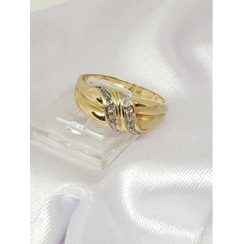 Inel din Aur cu Diamant proba 585* 4.76 gr