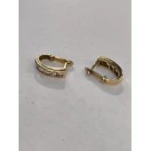 Cercei din aur proba 585*-2,70 gr