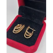 Cercei Din Aur Porba 585* 4,19 gr