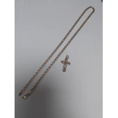 Lant cu Cruciulita din Aur Proba 585* 8,96 gr