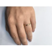 Verighetă din aur proba 585*-1,29 gr