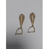 Cercei din aur proba 585* 3,11gr