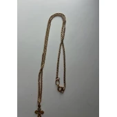 Lant cu cruce din aur proba 585* 2.56 Gr