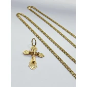 Lant Cu Cruce Din Aur Proba 585 7.74 gr