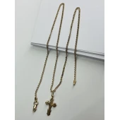 Lant Cu Cruce Din Aur  585*  4,75 gr